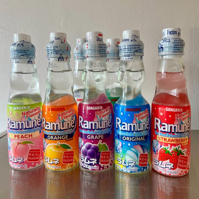Ramune Marble Drinks.