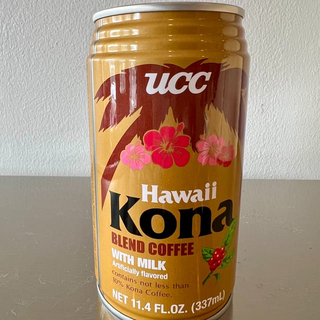 Hawaii Kona Coffee.